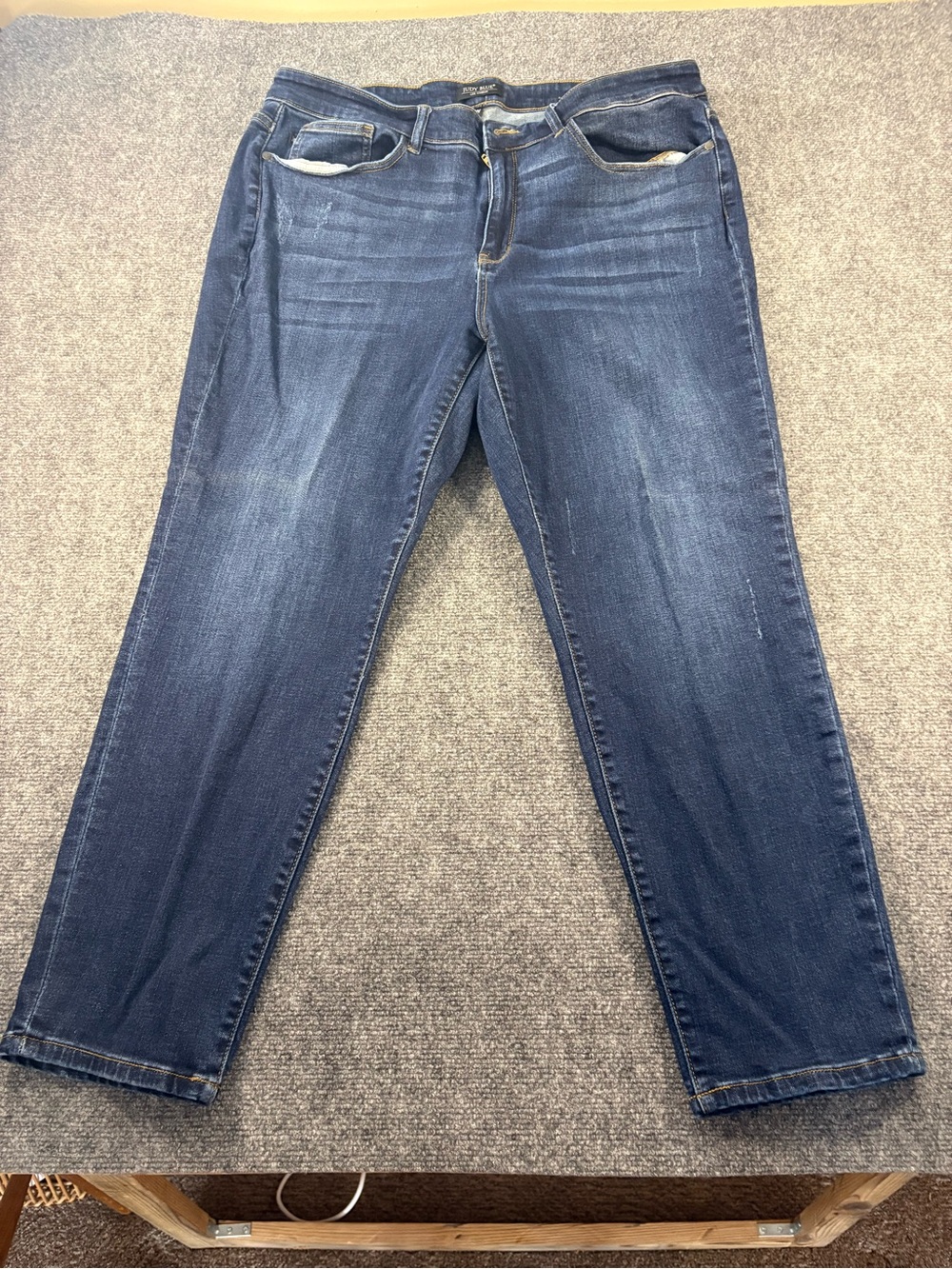 Judy Blue Dark Blue Straight-Leg slim fit Jeans size 20W